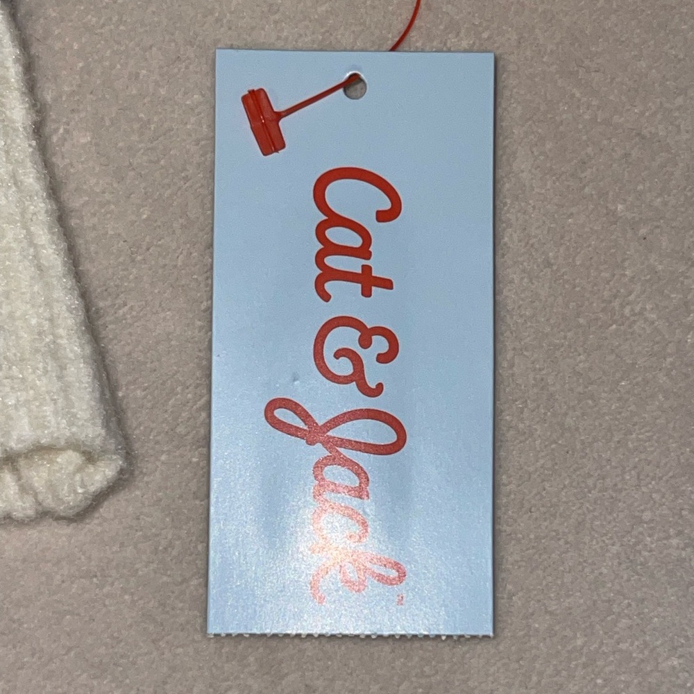 Cat & Jack Kids Striped Cardigan with Heart Detail - Picture 5 of 8